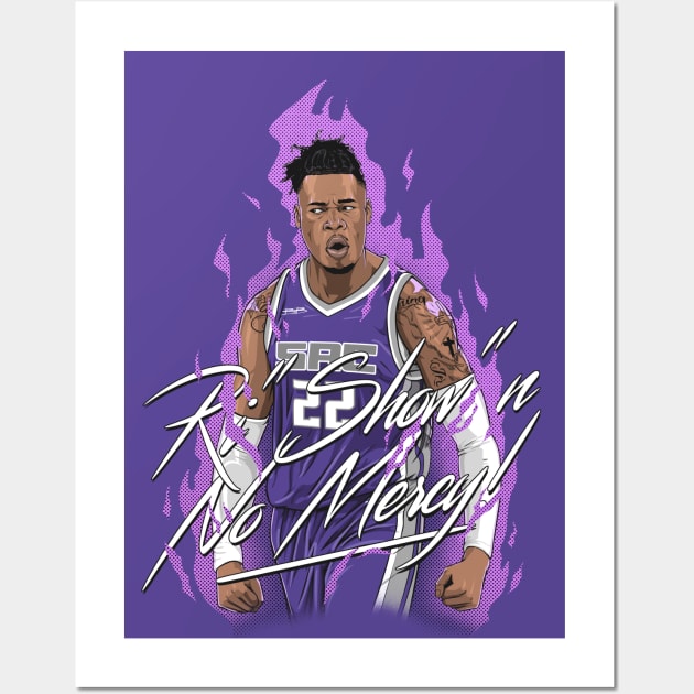 Richaun Holmes No mercy Wall Art by BokkaBoom